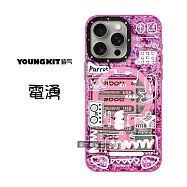 YOUNGKIT原創潮流 iPhone 15 Pro Max 6.7吋 暗物質系列 Magsafe磁吸防摔手機殼 電湧