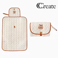 【CC家居】可愛小動物多功能攜帶式隔尿墊/尿布墊(可摺疊收納) 松鼠