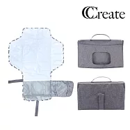 【CC家居】多功能攜帶式隔尿墊/尿布墊(可摺疊收納) 灰色