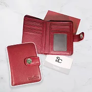 聖克萊巴黎Saint Clair 頂級NAPPA牛皮女用短夾 Z7842-1