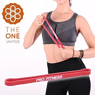 【The One】瑜珈健身 環形阻力帶(紅)10-15磅