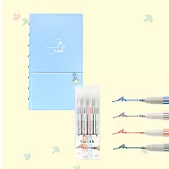 TO NOTE Daily 雙色線條手帳組 冒險日程本+基本色系線條筆