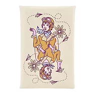 Hermes 愛馬仕 Calvi Aviatrice 印花 Swift小牛皮零錢包/名片夾 I2白