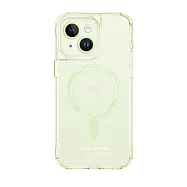 SKINARMA iPhone 15 Saido 低調風格磁吸防摔手機殼 附掛繩環 透綠