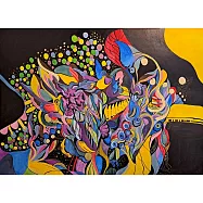 【玲廊滿藝】張銥諠(EshanChang)-鸚鵡39.5x54.5cm