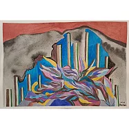 【玲廊滿藝】張銥諠(EshanChang)-絕望，壓迫27x39cm