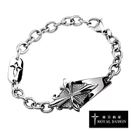 Royal Damon羅亞戴蒙 捍衛真心 手鍊 白 BK491