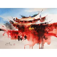 【玲廊滿藝】(阿力)余思瑩-台南孔廟39x54cm