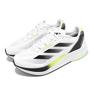 adidas 慢跑鞋 Duramo Speed M 男鞋 白 黑 回彈 緩震 透氣 輕量 路跑 運動鞋 愛迪達 ID8356 24.5cm WHITE/BLACK