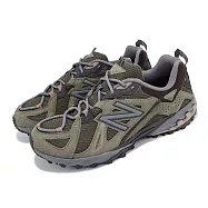 New Balance 休閒鞋 610 V1 男鞋 女鞋 深苔綠 灰 緩震 拼接 反光 復古 戶外 越野 NB 運動鞋 ML610TMD 24cm GREEN/GREY