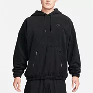 NIKE AS M NK CLUB+ POLAR FLC PO HOO 男連帽上衣-黑-FB8389010 S 黑色