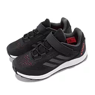 adidas 童鞋 Terrex Agravic Flow CF K 中童 黑 緩衝 運動鞋 小朋友 愛迪達 IG3021 20cm BLACK/WHITE