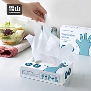 【日本霜山】一次性拋棄式透明手套/懶人清潔手套-200入