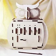 【創藝天時】貓頭鷹百寶盒|自訂密碼鎖 存錢筒 趣味古鎖 STEAM 教具 親子共學 密碼鎖盒 可自訂密碼