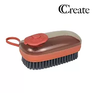 【CC家居】多功能液壓可換頭清潔刷(洗衣刷/萬用清潔刷) 橘色