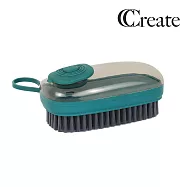 【CC家居】多功能液壓可換頭清潔刷(洗衣刷/萬用清潔刷) 綠色