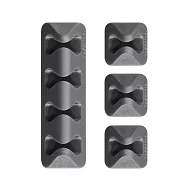 《tescoma》歐洲 可黏式桌上型整線器組 | 充電線收納 整線器 集線夾 理線器