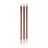 [時代中西畫材]時代毛筆 狼毫系列 二級蘭竹 小/中/大 三件套組 國畫水墨書法專用