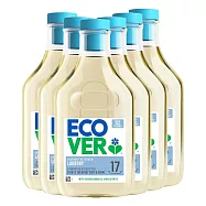 【箱購】ECOVER宜珂 親膚低敏洗衣精-薰衣草&尤加利1500mlx6