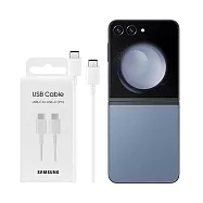 SAMSUNG 原廠 Z Fold7 Flip7適用 3A,1m Type C to Type C線-白 (DA705) 白色