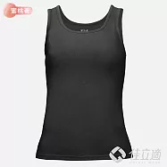 3M-佳立適-升溫蓄熱保暖衣-石墨烯系列-蜜桃著素面-女背心- 2XL 黑色