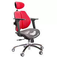 GXG 高雙背網座 電腦椅(鋁腳/3D手遊休閒扶手) TW-2804 LUA9M