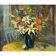 【玲廊滿藝】劉美伶-百年好合45.5x53cm