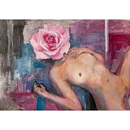 【玲廊滿藝】胡令豪-女人花1-29.7x41.5cm