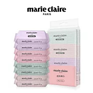 【ONEDER 旺達棉品】Marie Claire 美麗佳人EDI超純水迷你濕巾(8抽x8包) 加蓋濕巾(100抽)- 迷你濕巾(8抽x8包) MC-DR08