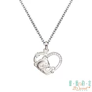 甜蜜約定2SWEET 悠遊自在拉拉熊Rilakkuma純銀墜子 送白鋼項鍊