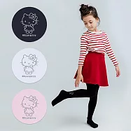 【ONEDER旺達棉品】三麗鷗 Hello Kitty兒童韻律褲襪 天鵝絨芭蕾舞襪 舞蹈襪 兒童褲襪 台灣製童襪- S 黑 KT-6005N