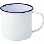 《Utopia》琺瑯馬克杯 | 水杯 茶杯 咖啡杯 露營杯 琺瑯杯 - 藍白300ml