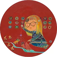 【玲廊滿藝】日淳插畫-舞春2-30x30cm