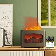 【品菲特PINFIS】火爐香氛機 水氧機 加濕器(贈天然精油2瓶 尤加利+薰衣草) 無