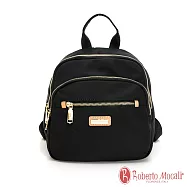 Roberto Mocali - 義大利諾貝兔輕旅休閒防水輕巧多功能後背包 黑色