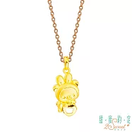 甜蜜約定2SWEET 心意拉拉熊Rilakkuma黃金墜子 送項鍊 送白鋼項鍊