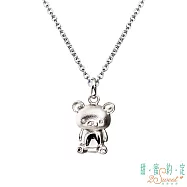 甜蜜約定2SWEET 神采奕奕拉拉熊Rilakkuma純銀墜子 送白鋼項鍊