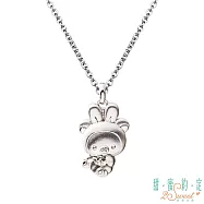 甜蜜約定2SWEET 嬌嬌小兔拉拉熊Rilakkuma純銀墜子 送黑皮繩項鍊