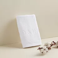 DAVID & MAISIE 100%純棉柔軟洗臉巾 潔淨白