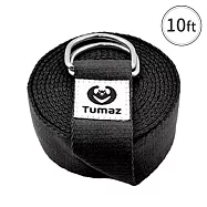 【Tumaz月熊健身】瑜珈伸展帶 無彈性瑜珈繩 305cm 10ft 沉黑天鵝