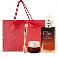 ESTEE LAUDER 雅詩蘭黛 特潤修護亮眼按摩組[特潤+亮眼霜+眼部按摩棒+提袋]-尾牙新年禮品-國際航空版