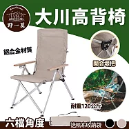 [野一夏] 多段式鋁合金靠背躺椅|可調折合椅 露營椅 休閒椅 戶外椅 附收納袋