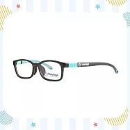 【大學眼鏡_哆啦A夢_方框】抗壓Q彈兒童框 2118203 黑淺藍