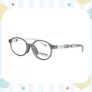 【大學眼鏡_哆啦A夢_圓框】抗壓Q彈兒童框 2118405 聰明灰