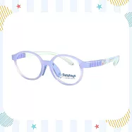 【大學眼鏡_哆啦A夢_圓框】抗壓Q彈兒童框 2118406 藍紫