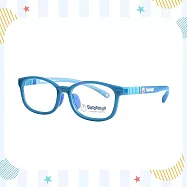 【大學眼鏡_哆啦A夢_方框】抗壓Q彈兒童框 2118705 活力藍