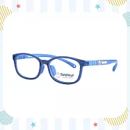 【大學眼鏡_哆啦A夢_方框】抗壓Q彈兒童框 2118706 深海藍