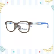 【大學眼鏡_哆啦A夢_方框】抗壓Q彈兒童框2118707 卡其灰