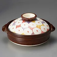 福介商店 日本土鍋 萬古燒 山茶花 9號深陶鍋