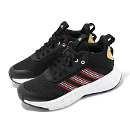 adidas 籃球鞋 Ownthegame CNY 2.0 K 中童鞋 黑 紅 新年 緩震 透氣 運動鞋 愛迪達 ID1151 18.5cm BLACK/RED